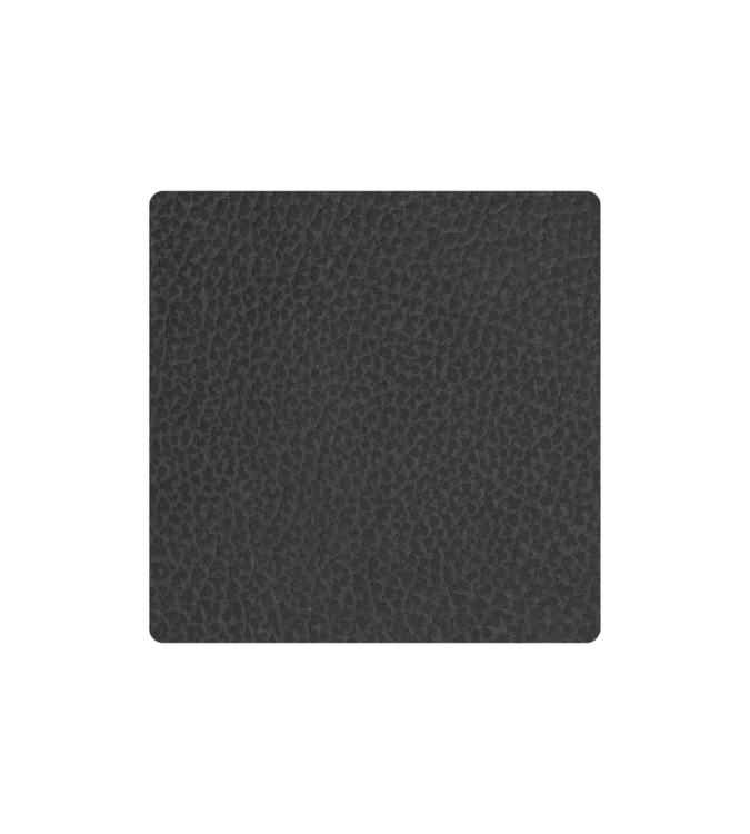 LIND DNA - Glass Mat Square - Onderzetter 10cm Hippo Black-Anthra Top Merken Winkel